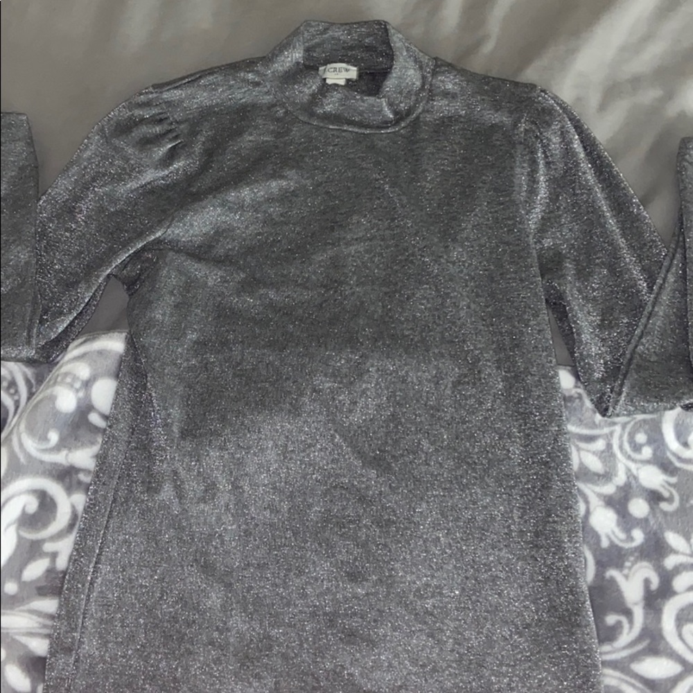 GREY GLITTER LONG SLEEVE